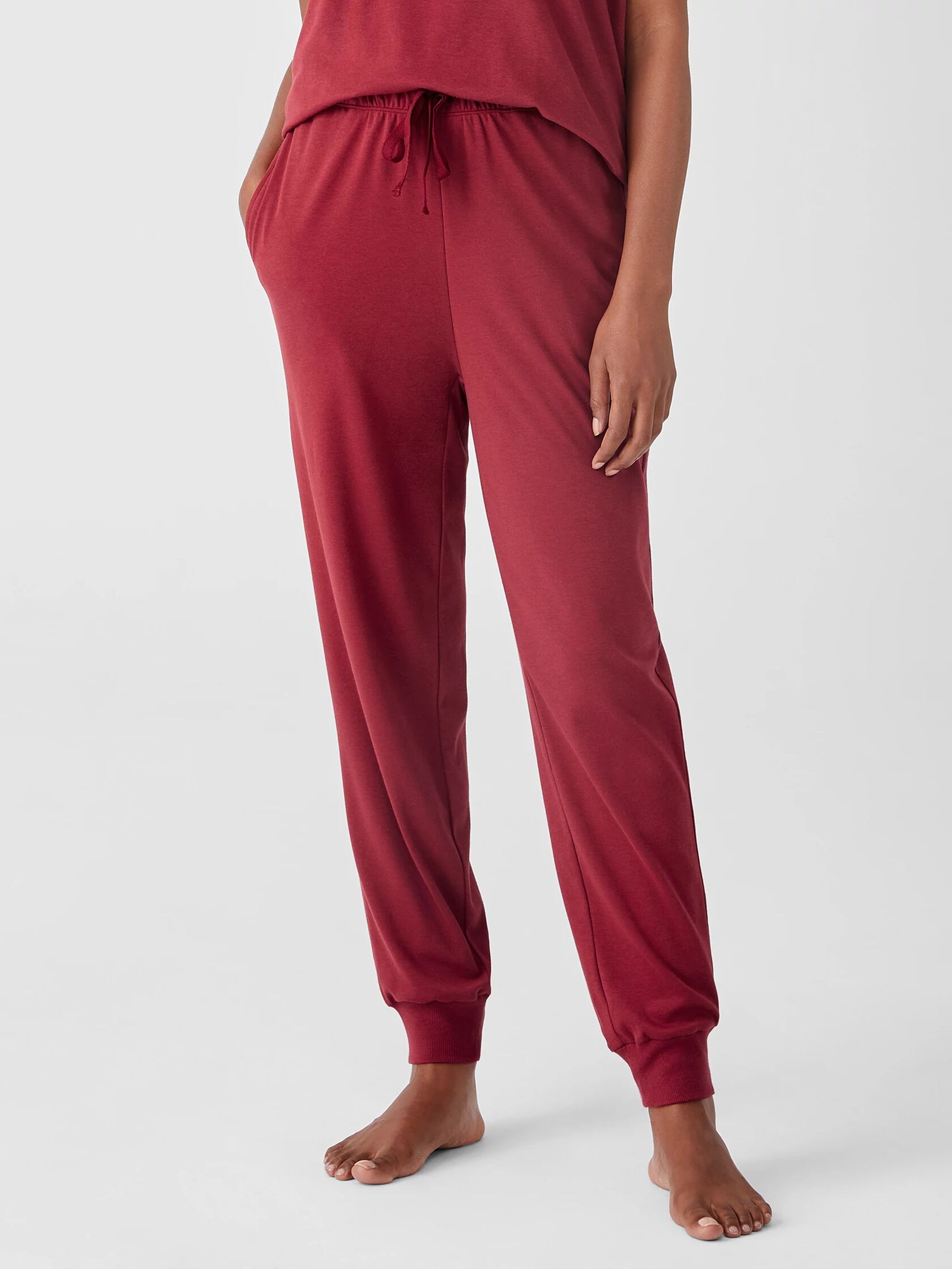 Cozy Organic Cotton Interlock Jogger Pant