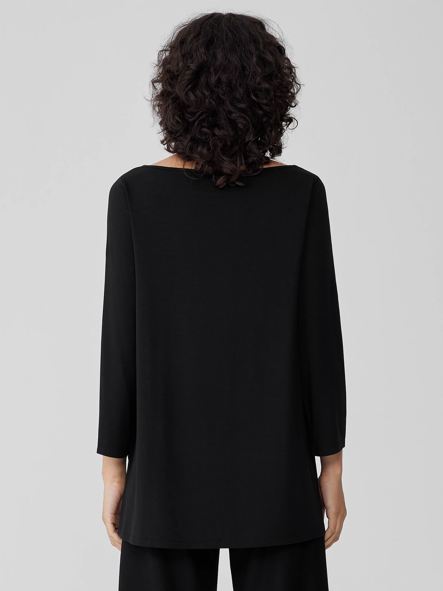 Fine Jersey Bateau Neck Top