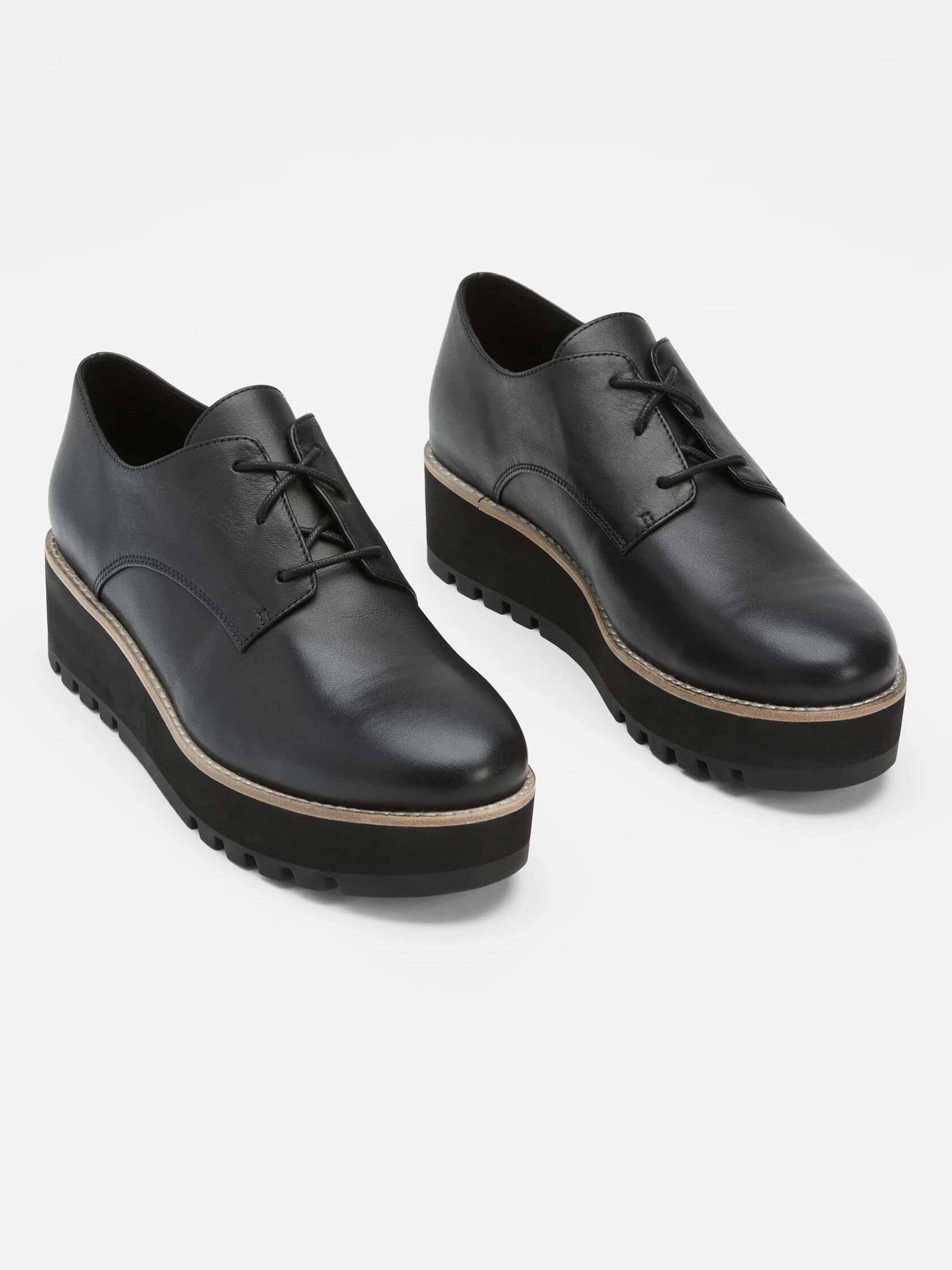 Eddy Smooth Leather Platform Oxford