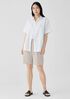 Organic Linen Classic Collar Short-Sleeve Shirt