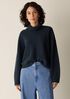 Italian Cashmere Turtleneck Top