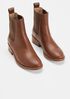 Vent Leather Bootie
