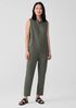 Cotton Hemp Stretch Jumpsuit