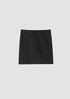 Felted Wool Jersey Mini Skirt in Regenerative Wool