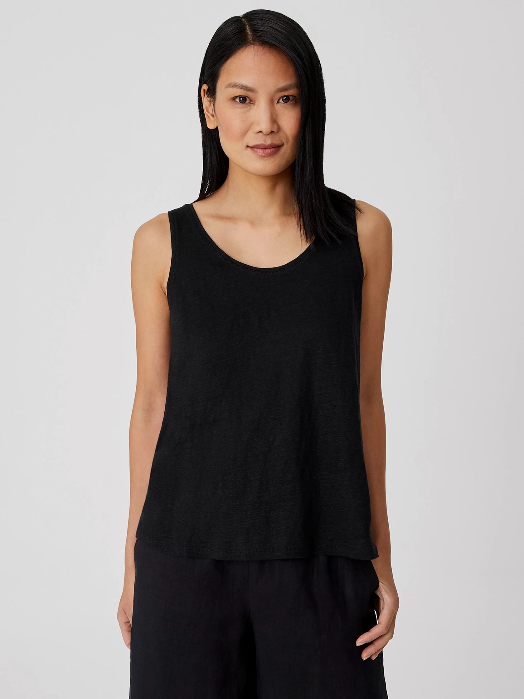 Organic Linen Jersey Tank EILEEN FISHER