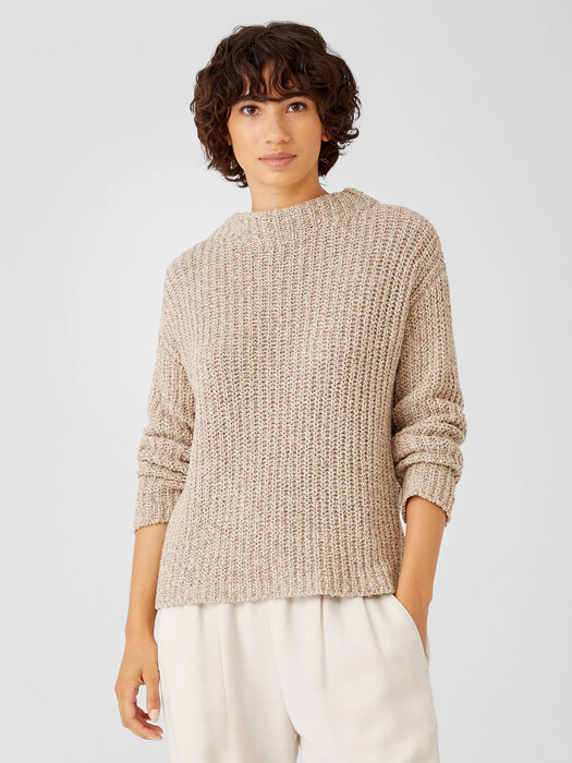Peruvian Organic Cotton Boucle Box-Top