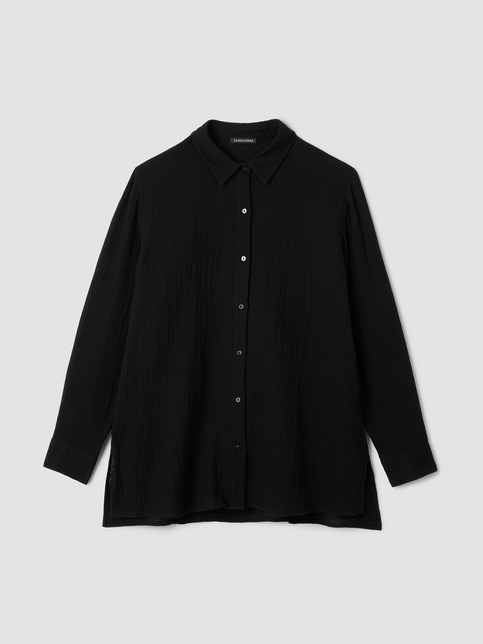 Organic Cotton Lofty Gauze Classic Collar Shirt