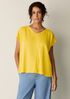 Organic Linen Jersey V-Neck Tee