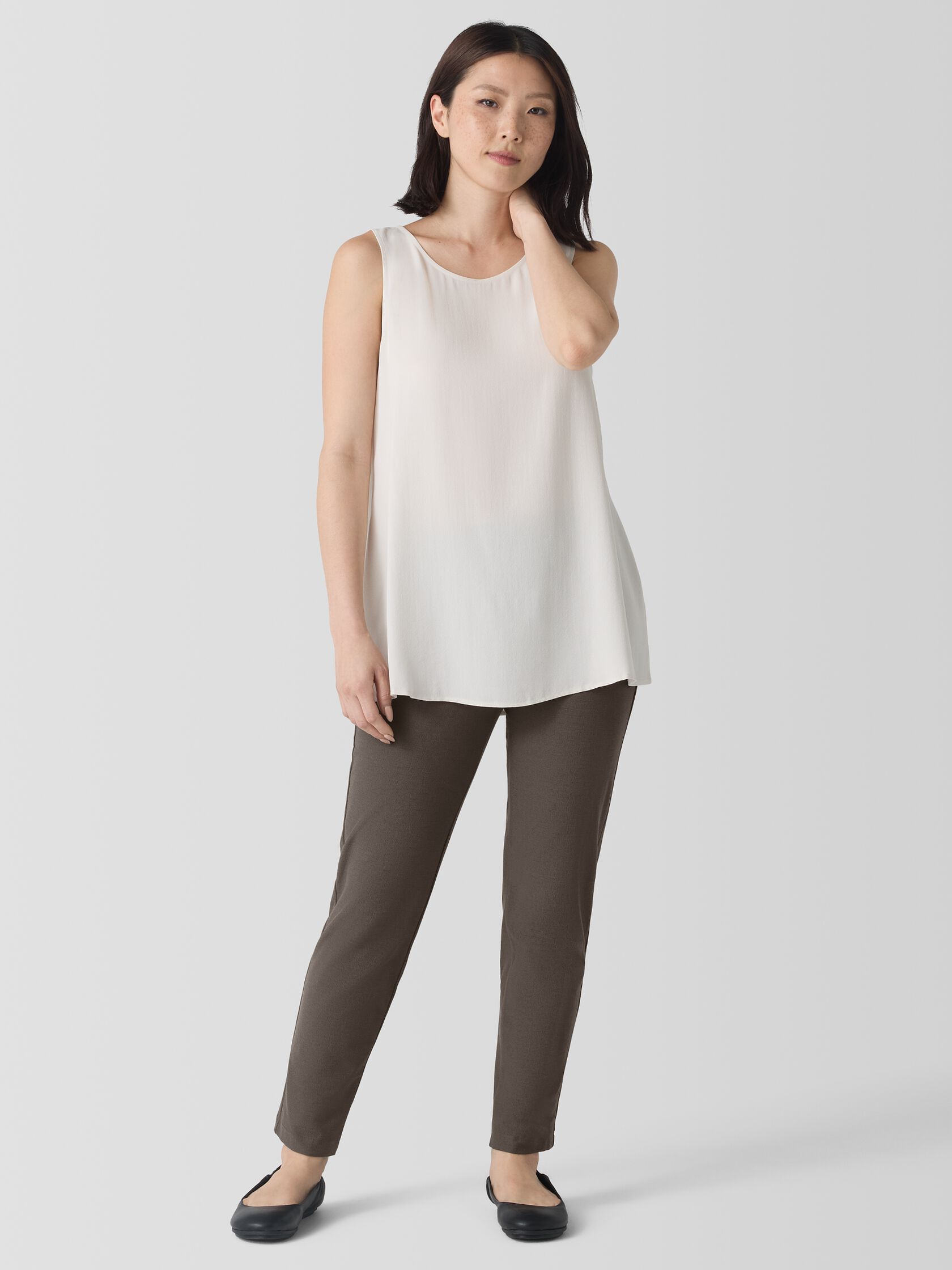Washable Stretch Crepe Pant