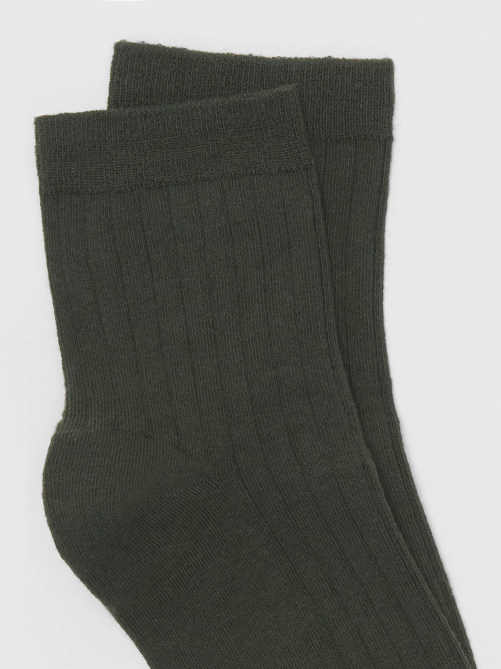 Organic Cotton Ribbed Ankle Sock