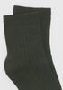 Organic Cotton Ribbed Ankle Sock