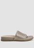 Duet Metallic Suede Sandal