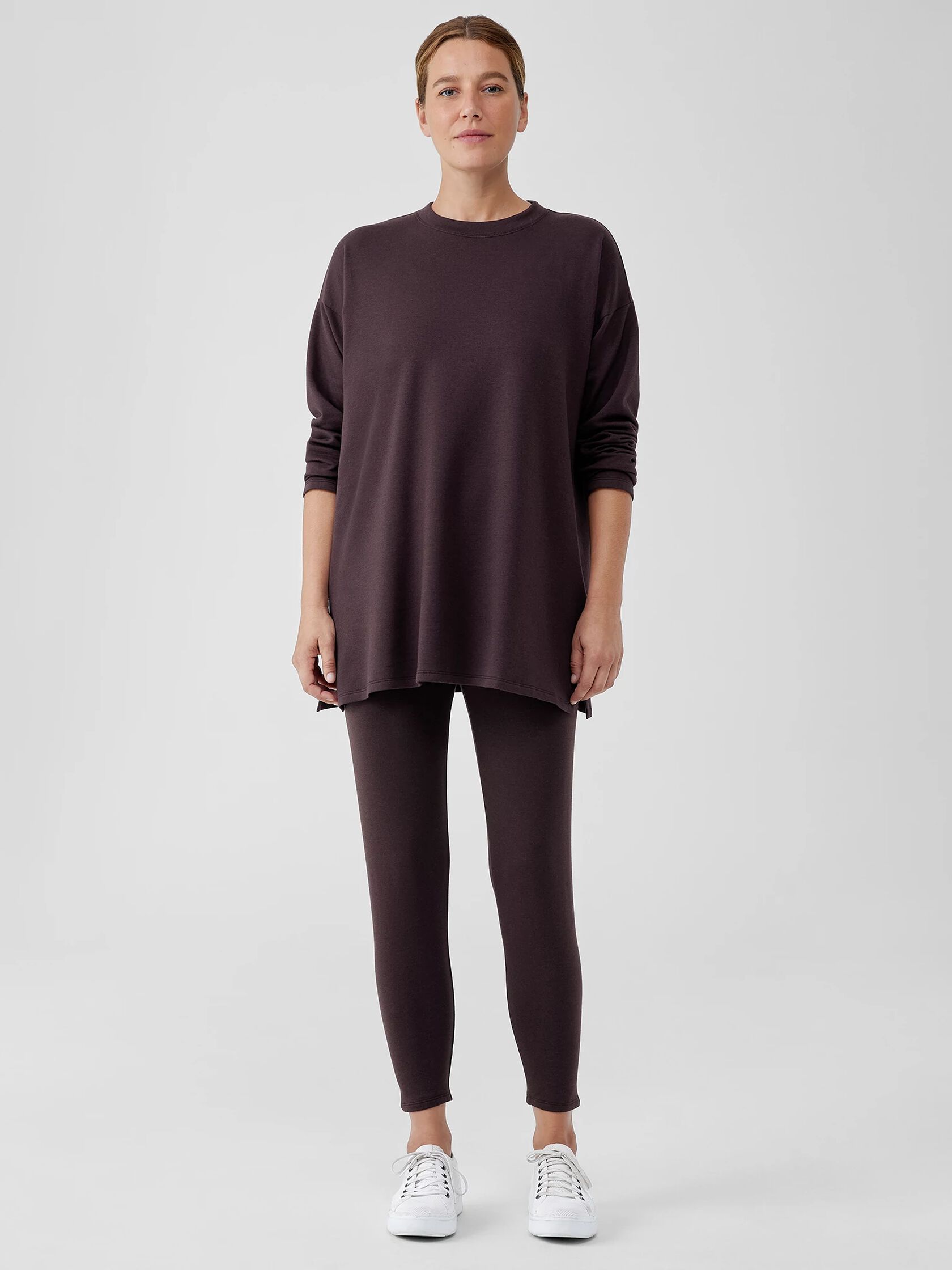 Cozy Brushed Terry Hug High-Waisted Leggings