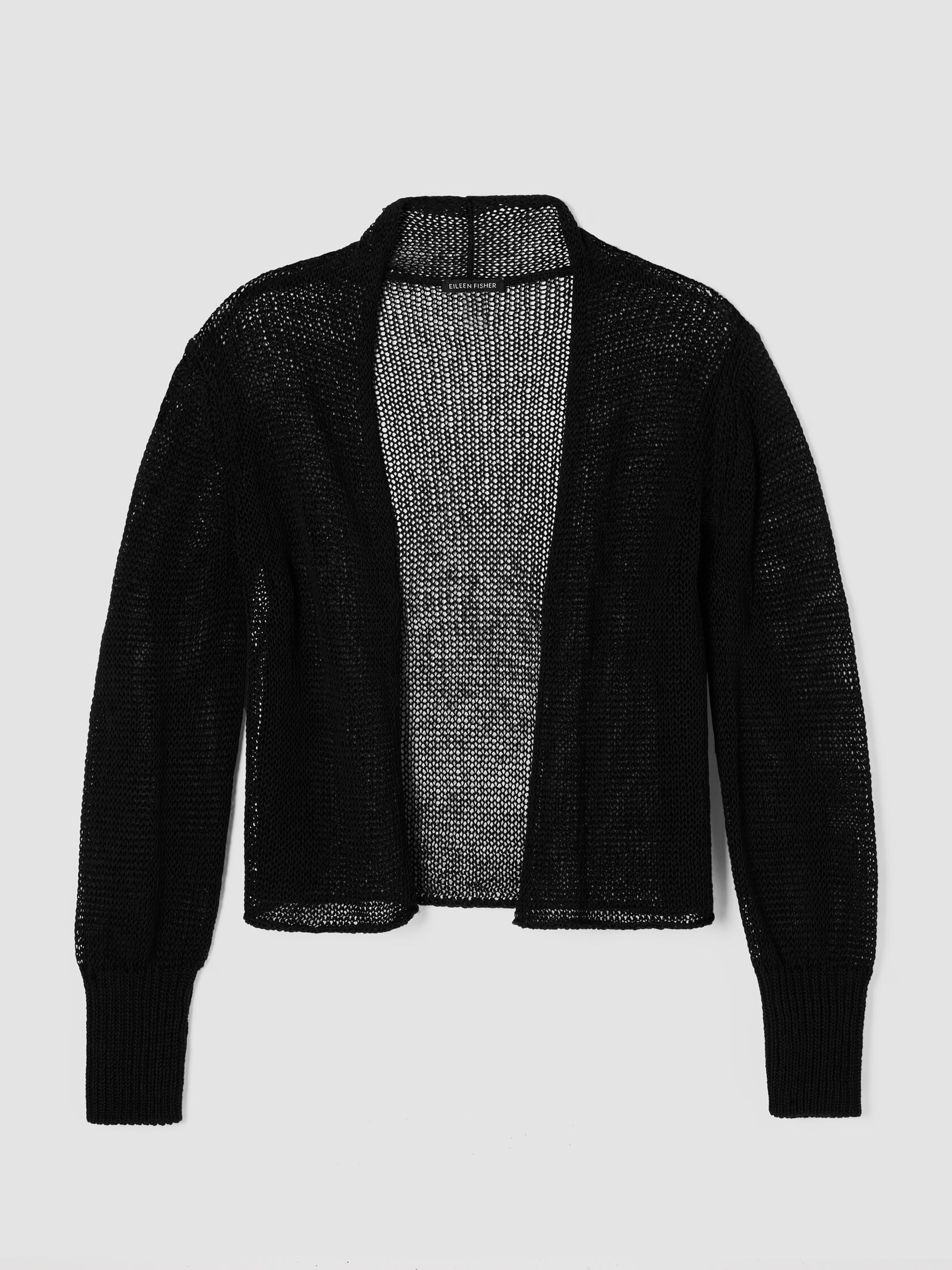 Organic Linen Cotton Cord Cropped Cardigan