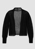 Organic Linen Cotton Cord Cropped Cardigan