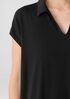 Fine Jersey Split Neck Dress