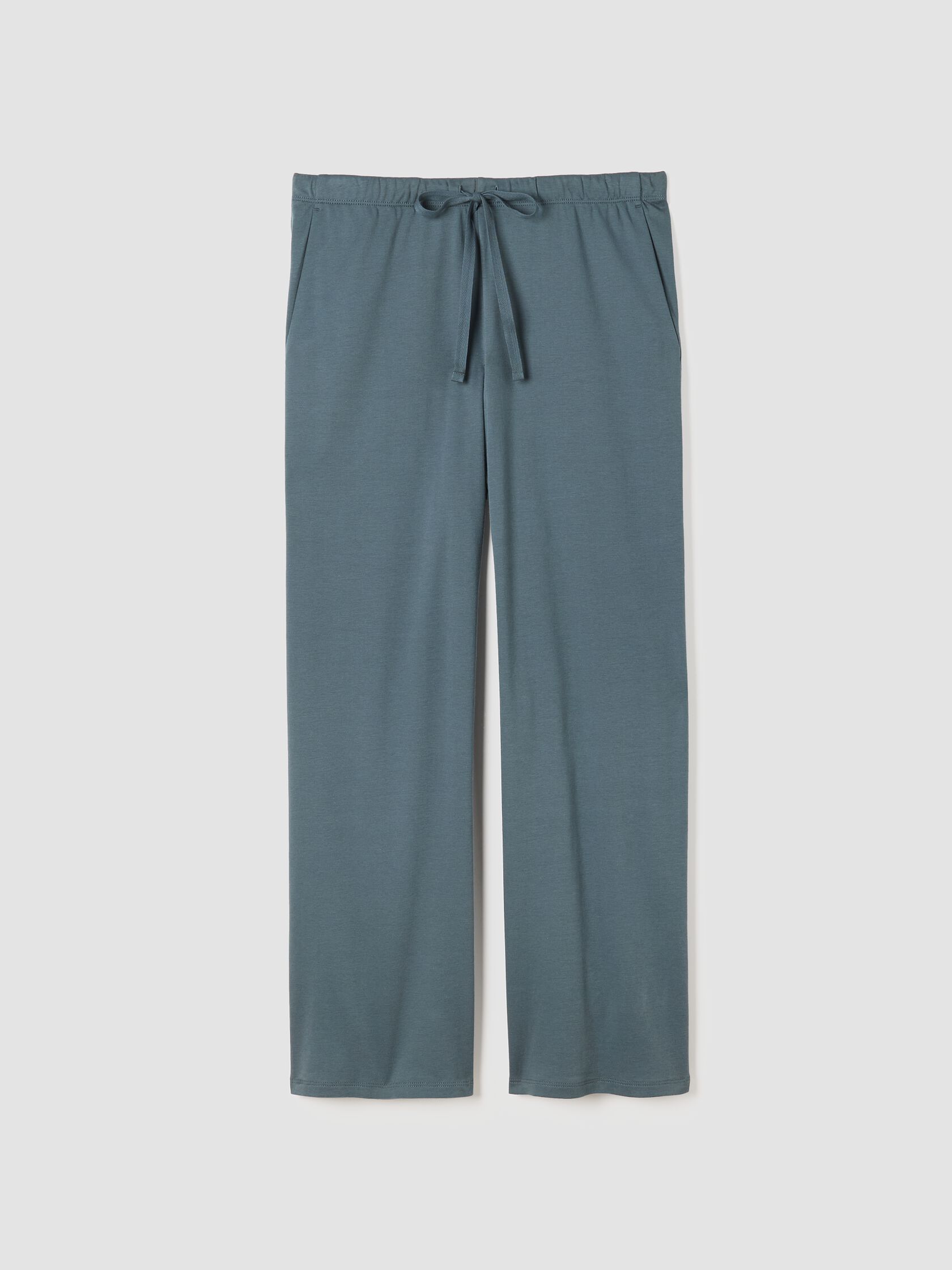 Organic Cotton Interlock Wide-Leg Sleep Pant