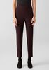 Washable Stretch Crepe High-Waisted Pant