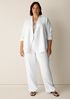 Heavy Organic Linen Angled Jacket