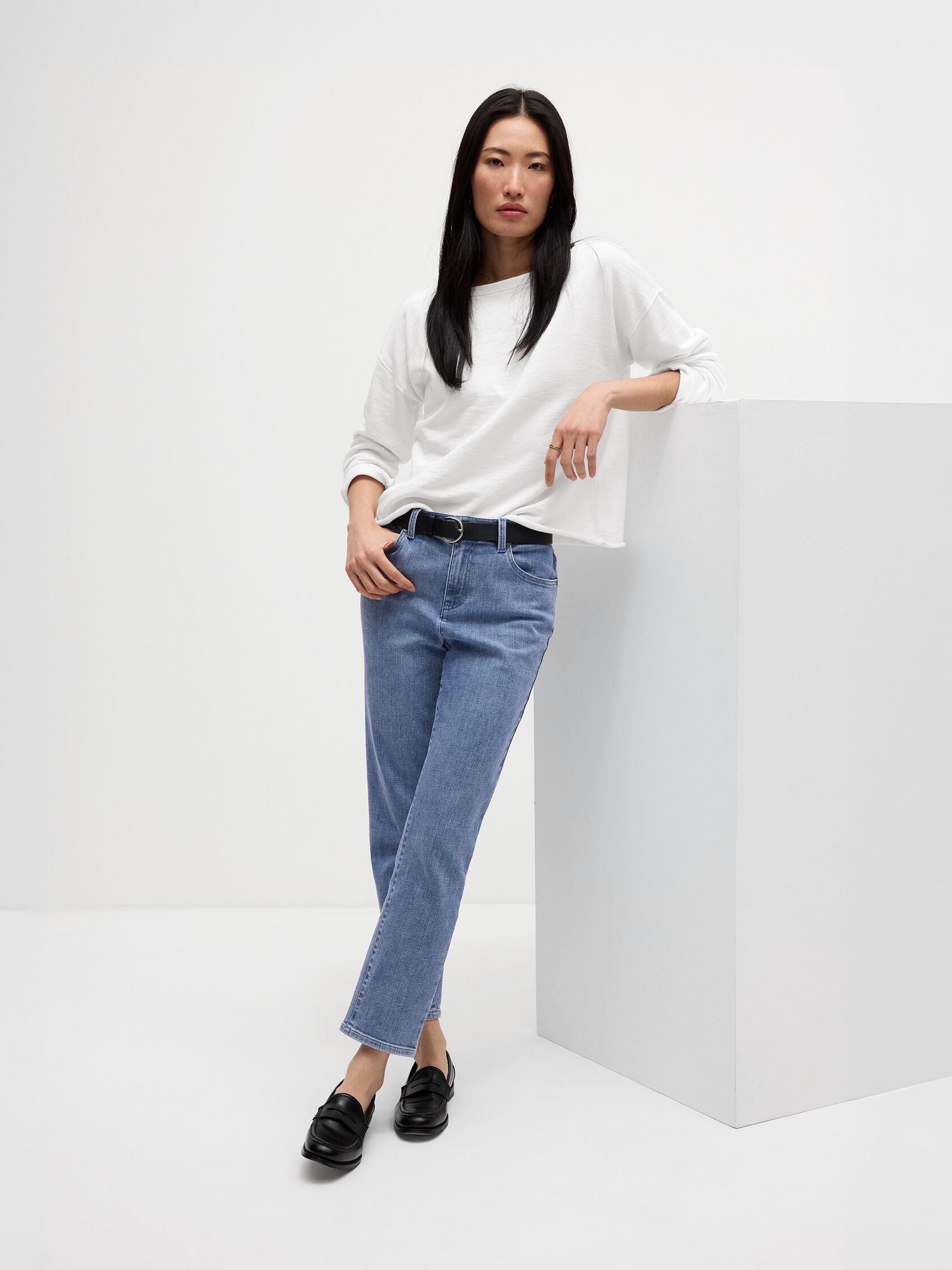 Cotton Stretch Denim Slim Jean