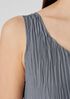 Crushed Silk Tiered Dress