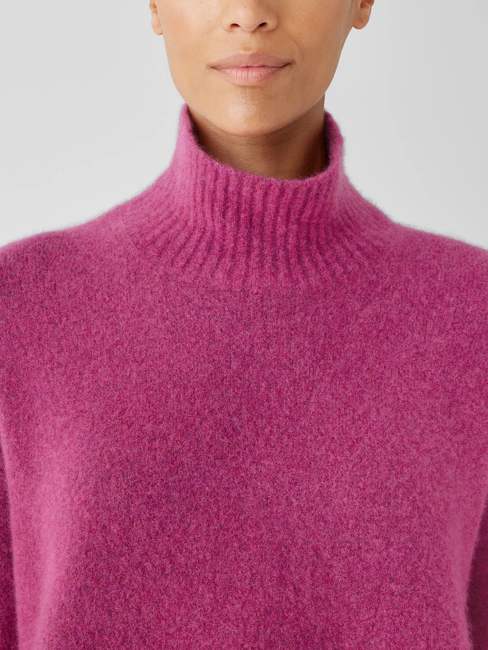 Cashmere Silk Bliss Turtleneck Box-Top