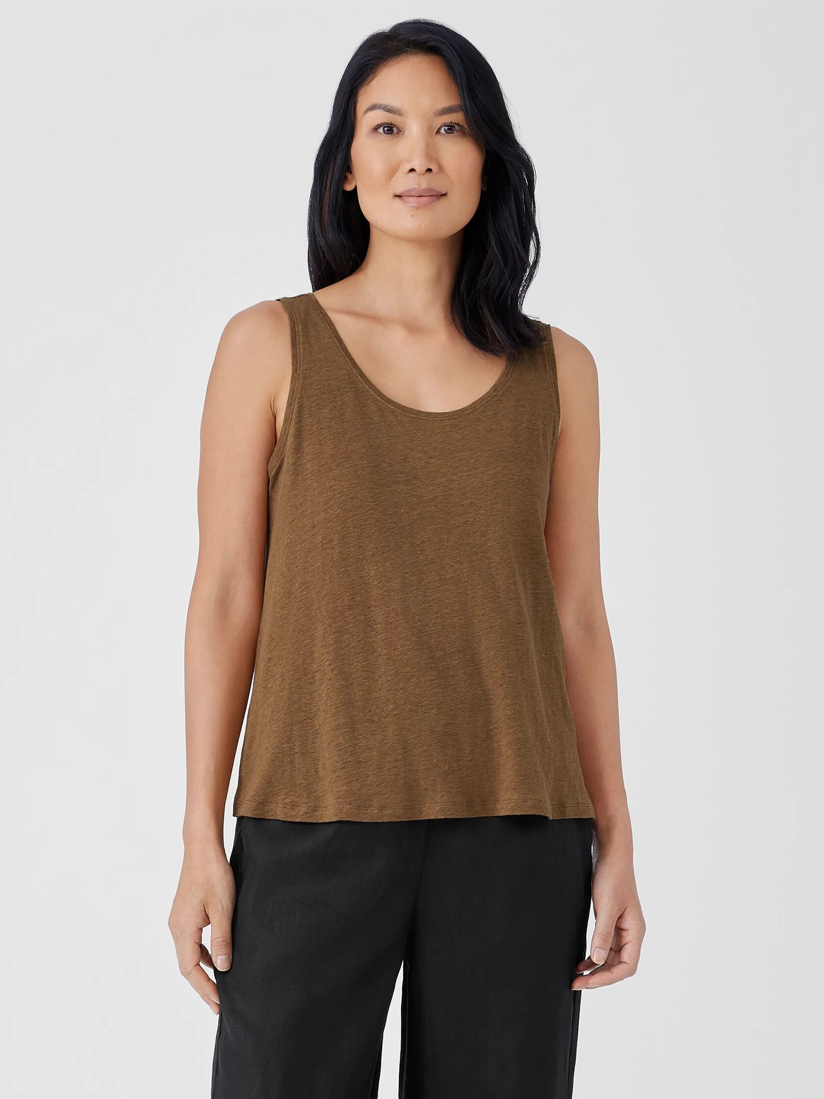 Organic Linen Jersey Tank