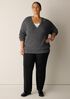 Peruvian Cotton Blend V-Neck Top