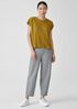 Organic Linen Jersey Square Top