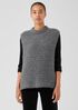 Peruvian Alpaca Crochet Mock Neck Top