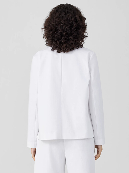 Cotton Blend Ponte Blazer