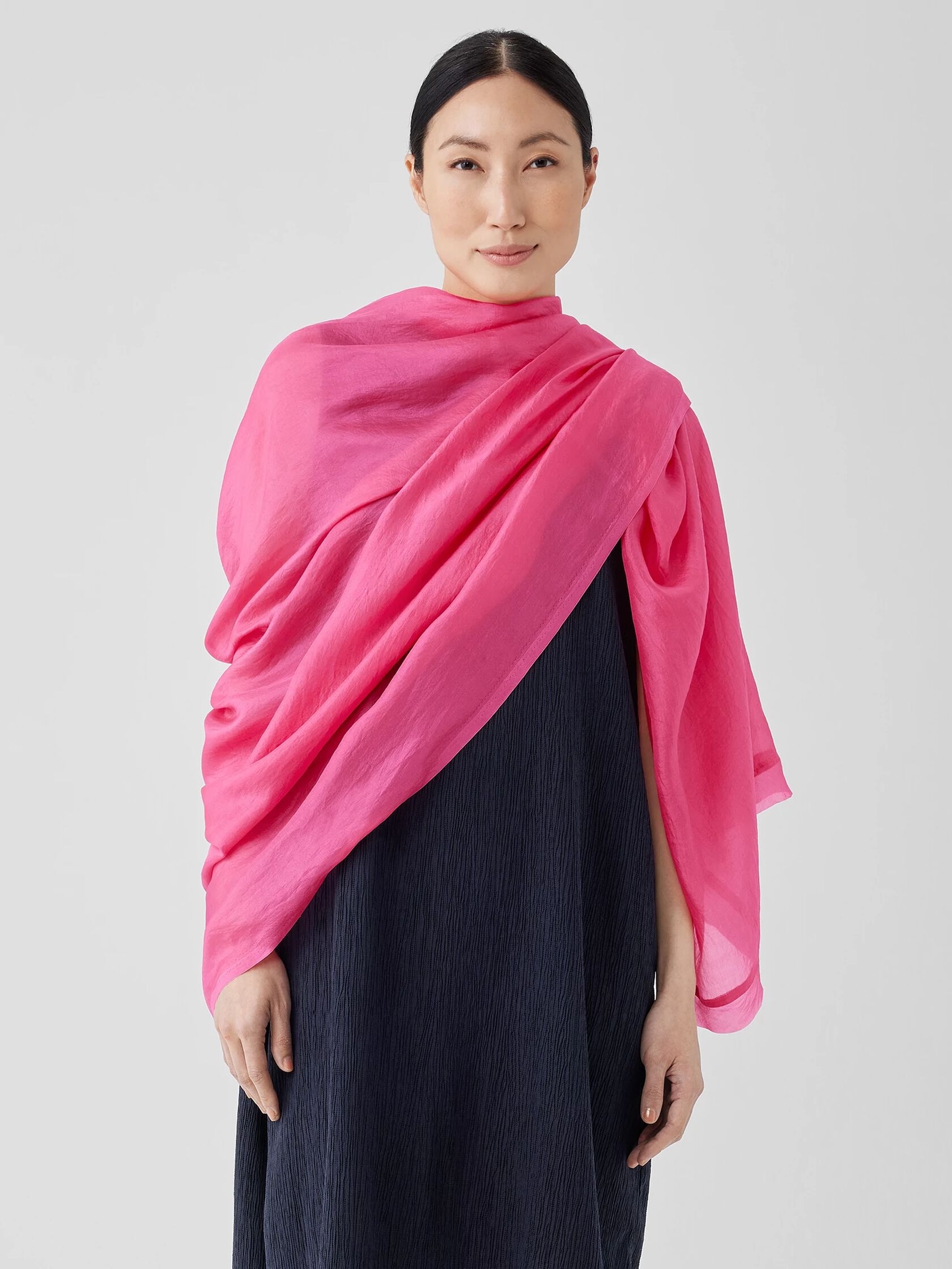 Washed Silk Parachute Scarf