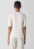 Crinkled Jersey Crew Neck Top