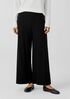 Stretch Jersey Knit Wide-Leg Pant