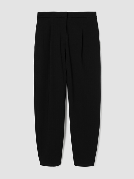 Cotton Blend Ponte Lantern Trouser Pant