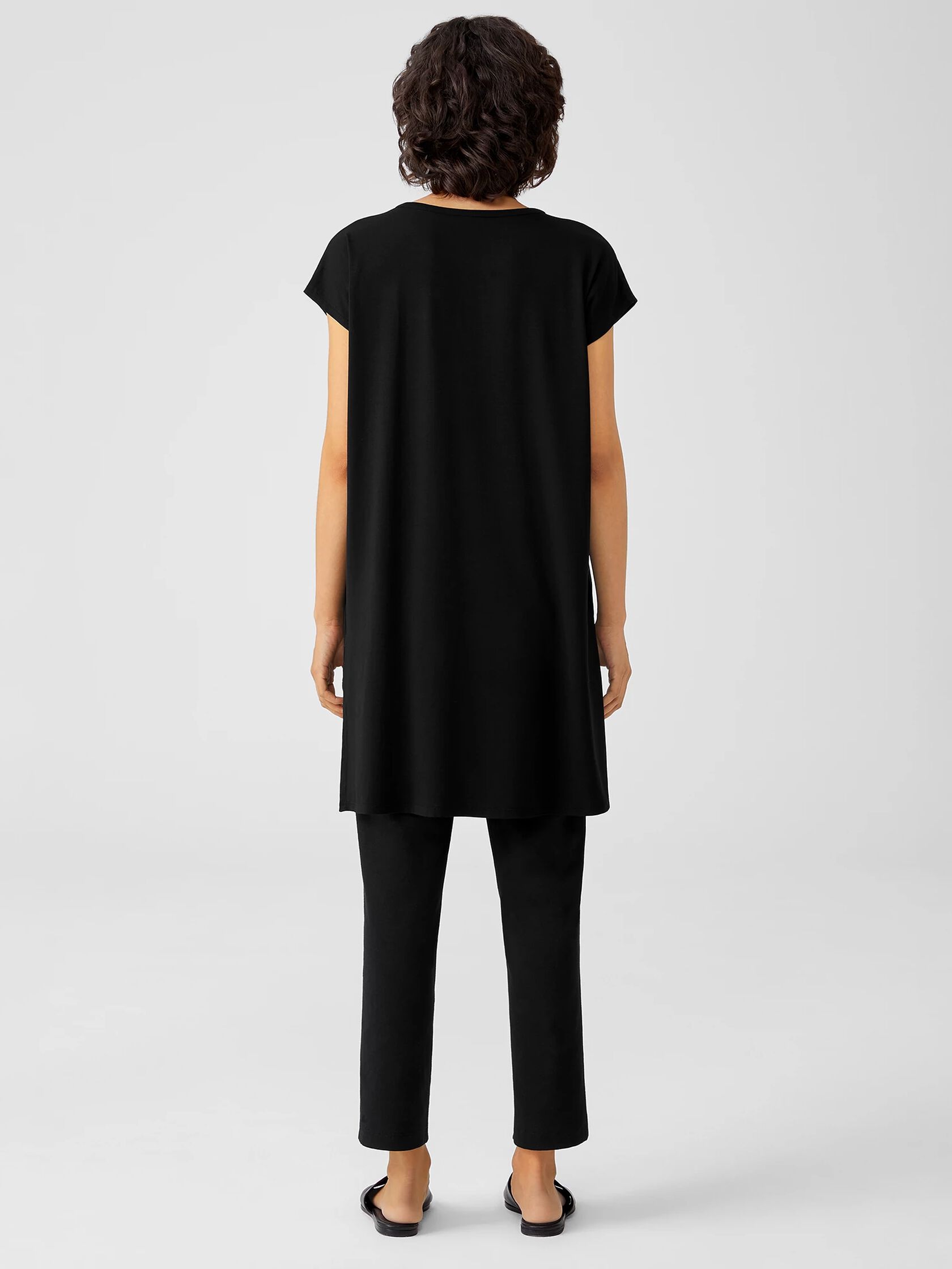 Fine Jersey Crew Neck LongTop