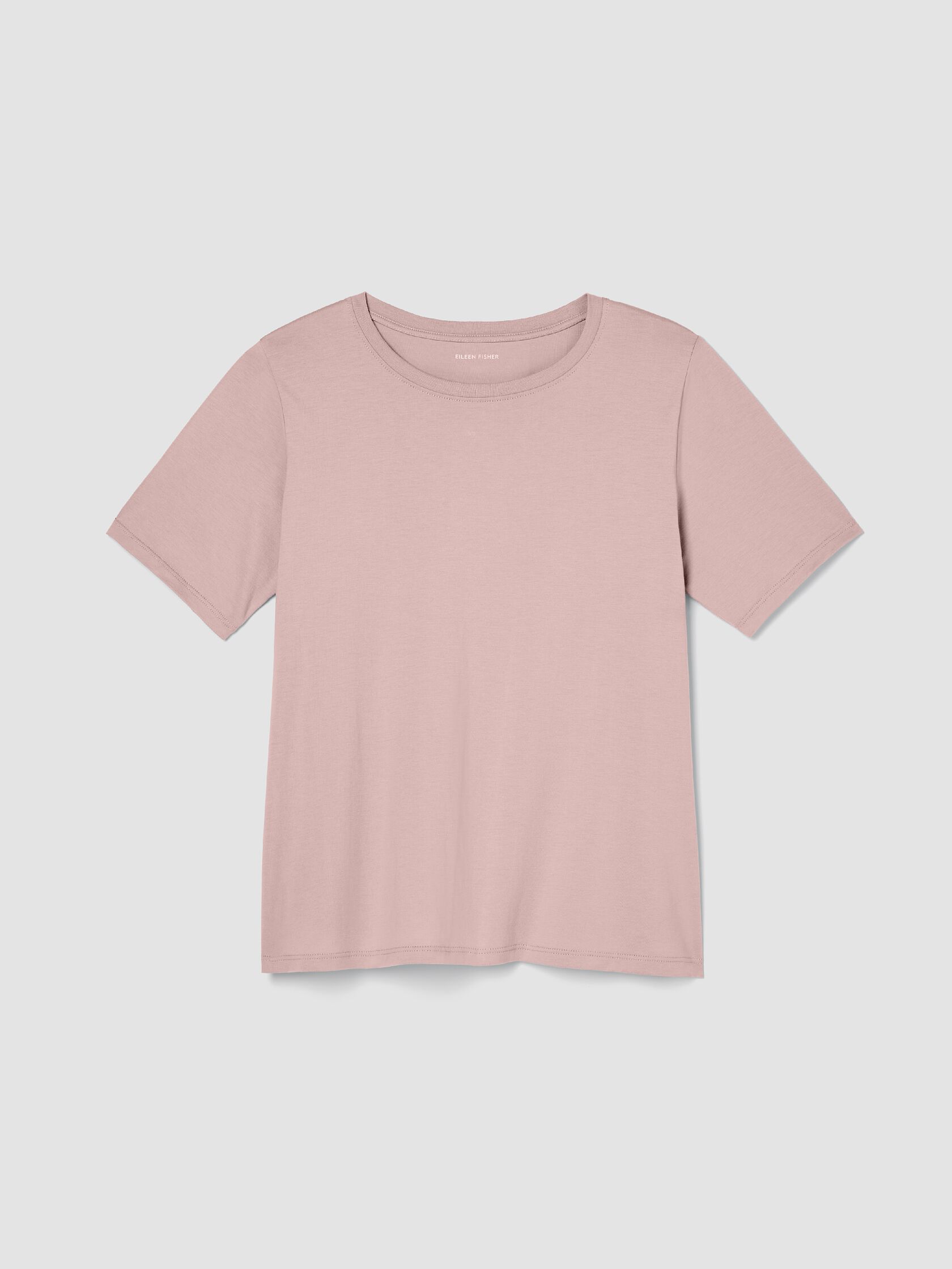 Organic Pima Cotton Jersey Round Neck Tee