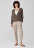 Cotton Hemp Stretch Tapered Pant