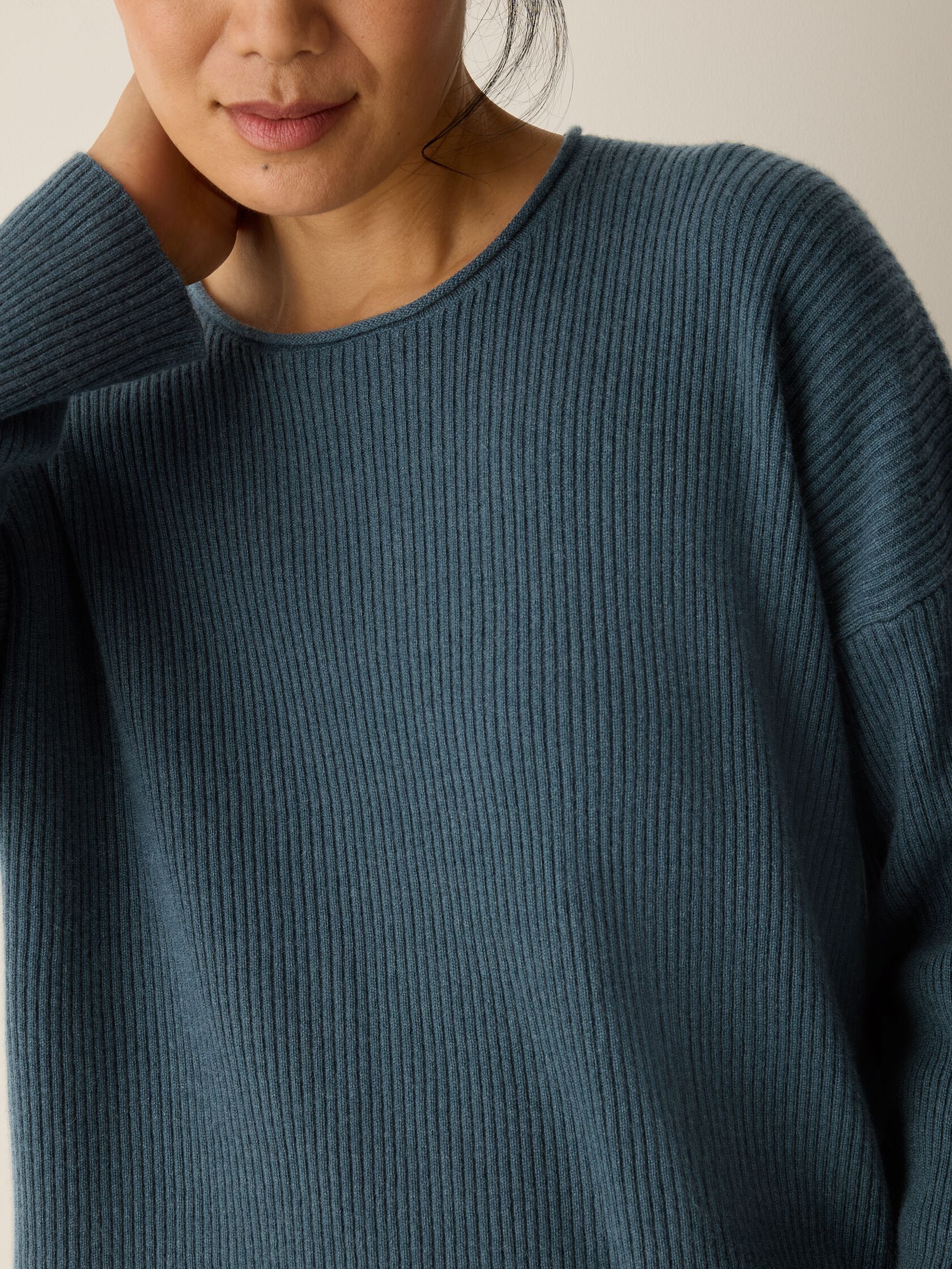 Italian Cashmere Crew Neck Top