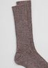 Organic Cotton Marled Slouchy Sock