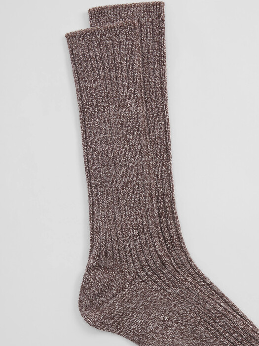 Organic Cotton Marled Slouchy Sock