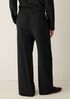 Waffle Cotton Blend Doubleknit Wide-Leg Pant