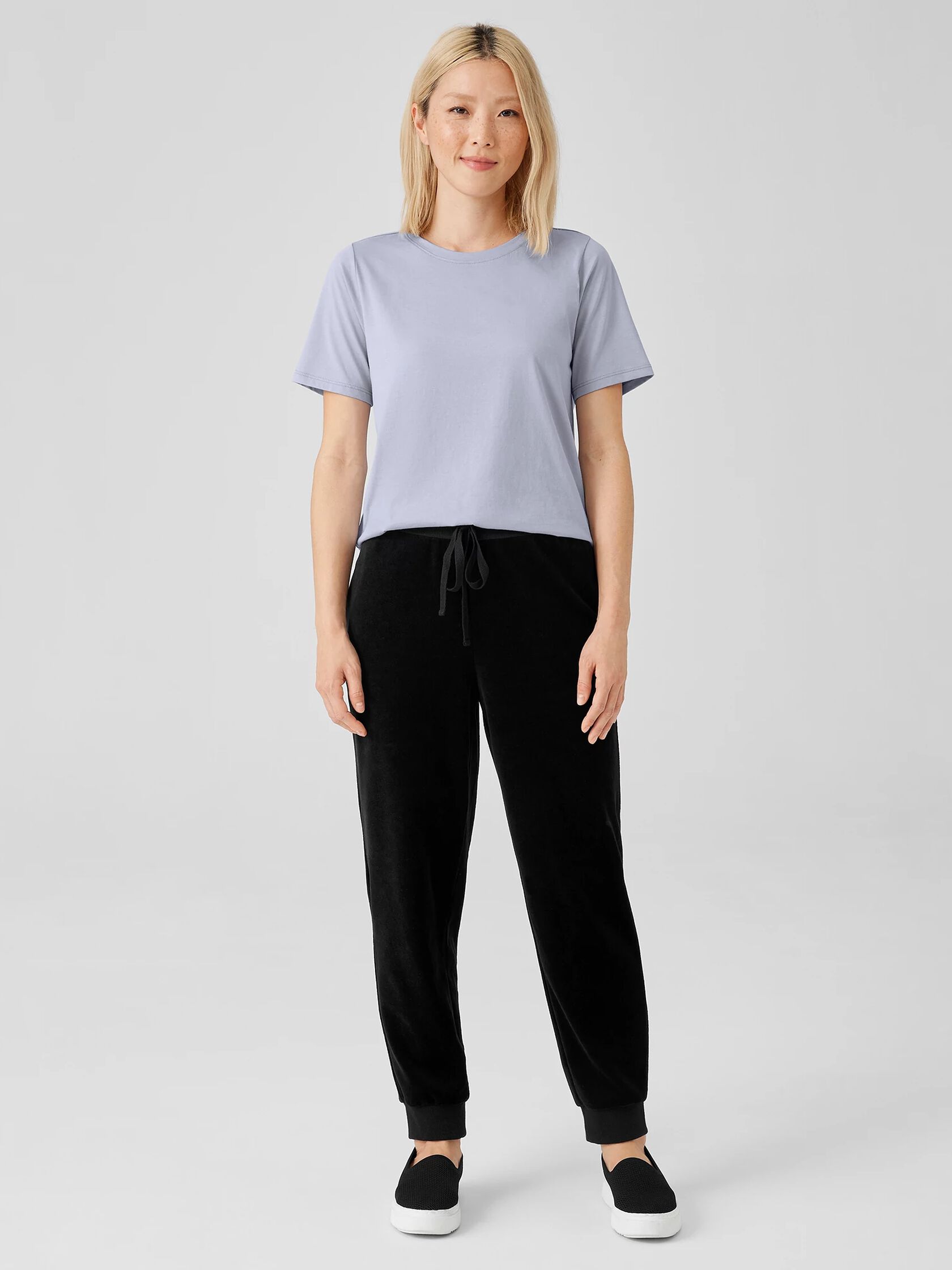 Cotton Velour Jogger Pant