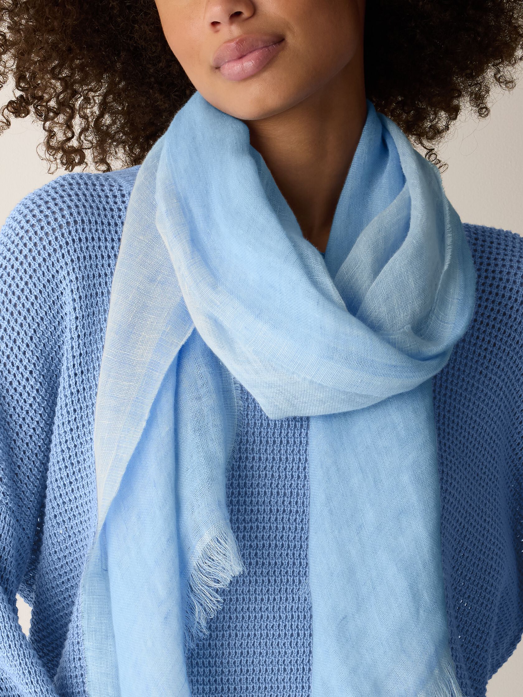 Linen Doubleweave Scarf