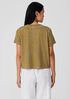 Pigment-Dyed Organic Cotton V-Neck Tee