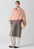 Brushed Recycled Cotton Cashmere Poncho