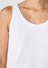 Pima Cotton Stretch Jersey Scoop Neck Tank