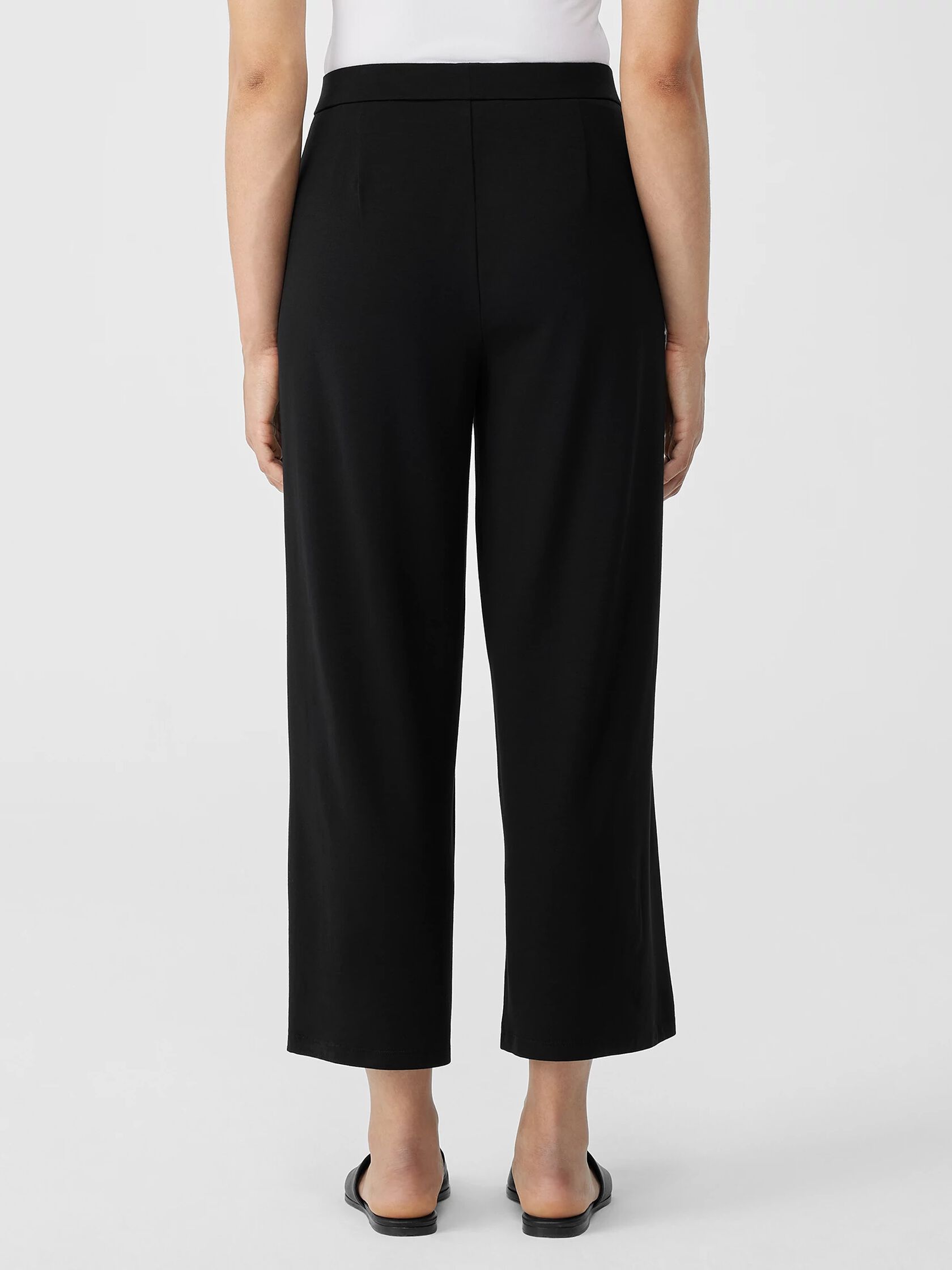 Fine Jersey Wide-Leg Pant