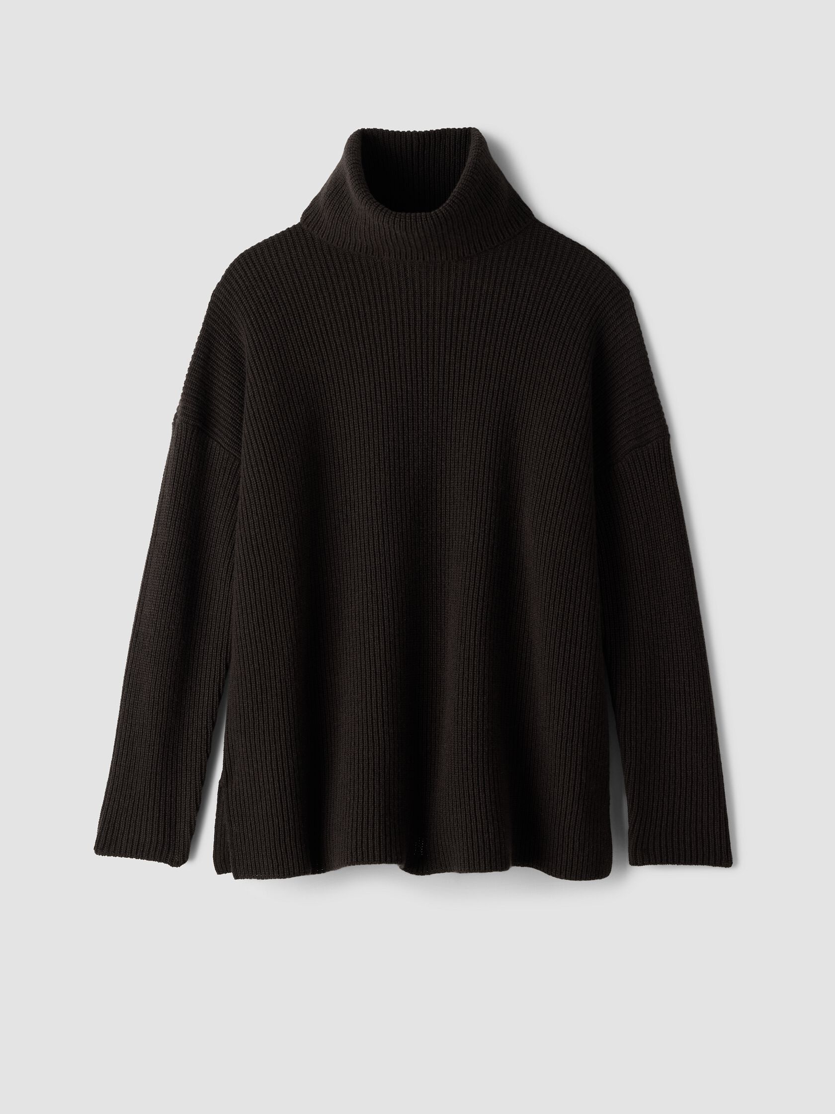Recycled Wool Cashmere Turtleneck Top