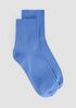 Rib Short Crew Sock